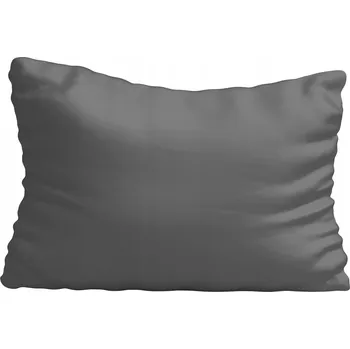Povlak na polštářek Dekorační povlak na polštář GRAFIT 50x90 cm grafitový, šedý, hladký
