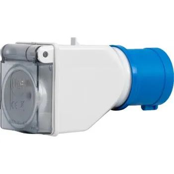 Elektrická zásuvka Elektrická Zásuvka hermetická F-Elektro modrá