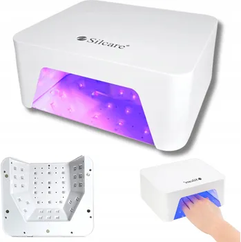UV lampa na nehty Silcare UV/LED lampa na nehty pro hybridní a gelové nehty 48W silná s ČASOVAČEM a LED displejem