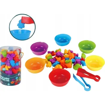 ostatní stavebnice Vzdělávací vozidla Ikonka, vícebarevná plastová stavebnice, 36 dílů, pro děti od 3 let