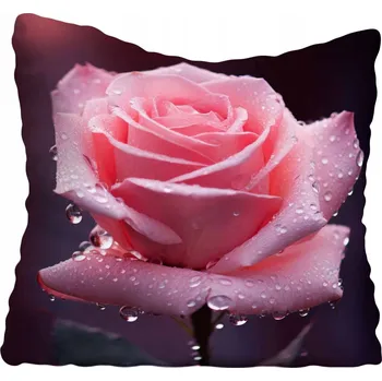 Polštář Povlak na polštář s květinami 50x50 cm