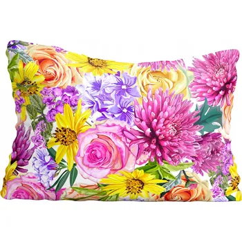 Polštář Povlak na polštář Květiny, louka 50x70 cm