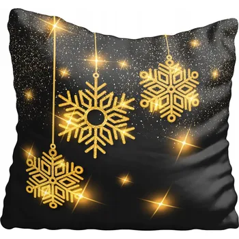 Polštář Povlak na polštářek s vánočním motivem, hvězda 30x30 cm