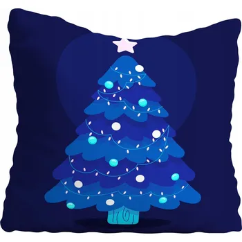 Polštář Povlak na polštář s vánočním motivem, hvězda 50x50 cm