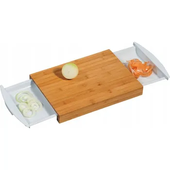 Kuchyňské prkénko BAMBUSOVÉ PRKÉNKO NA KRÁJENÍ + 2 ZÁSUVKY KESPER