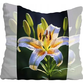 Polštář Povlak na polštář s květinami 70x70 cm