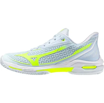 Dámská tenisová obuv Dámská tenisová obuv Mizuno Wave Exceed Tour 7 Clay W Ice Water/Lightning Yellow EUR 40,5