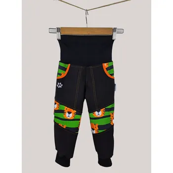Chlapecké kalhoty Kocour Mourek Kalhoty baby softshellové zimní s fleecem TYGR Velikost 86