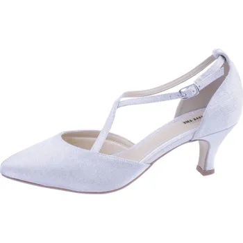 Dámské lodičky EFFE TRE SHOES Boty EFFE TRE 105 stříbrné dámské společenské Velikost: 40