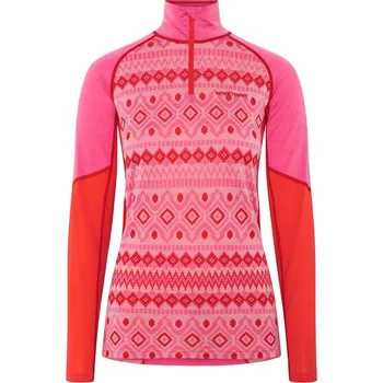 Dámská funkční mikina Kari Traa Malia Hz Velikost: L / Barva: růžová