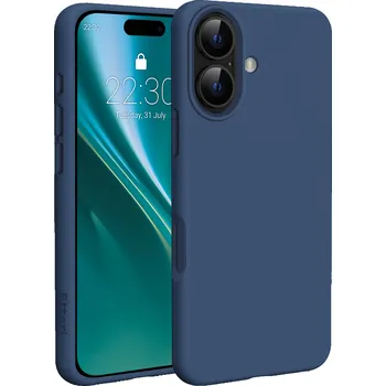 Pouzdro na mobilní telefon Etteri silikonové pouzdro Mag pro iPhone 17 tmavě modré