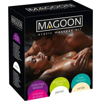 Erotický masážní přípravek 7 masážních olejů sada,