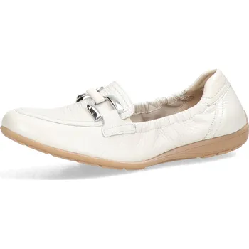 Dámská obuv Caprice dámské kožené polobotky - béžové