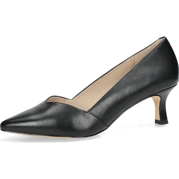 Dámská obuv Caprice dámské kožené lodičky - černé