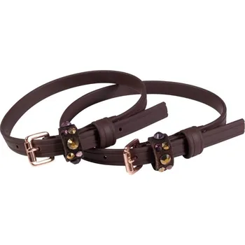 Ostruha Ostruhové řemínky HKM Rosegold Glamour brown