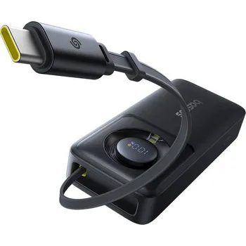 Powerbanka Powerbanka Baseus OS Free2Pull 10000mAh 30W + kabel (černá)