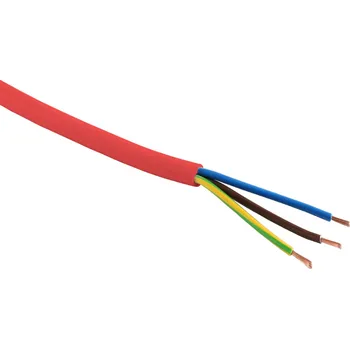 elektrický kabel Kabel pryžový H05RR-F 3x1, ProPS, červený - 1 m