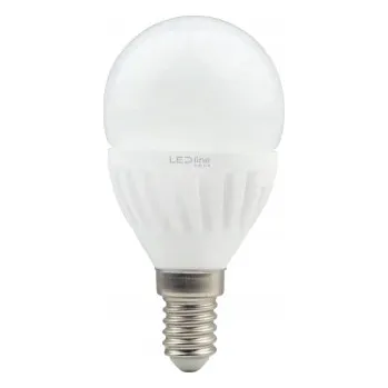 Žárovka LED žárovka E14 7W 3000K 1000lm 170-250V G45 KULKA (Koule)