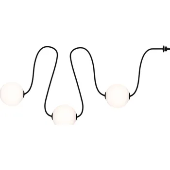 Venkovní osvětlení PAULMANN Solární LED světelný řetěz Taina prodlužovací sada IP67 3000K 1,71m černá