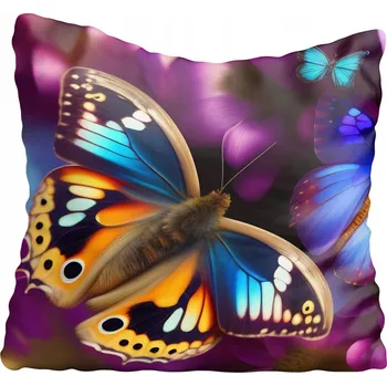 Povlak na polštářek Dekorační povlak na polštář s motýlky 35x35 cm