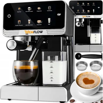 Kávovar Automatický automatický kávovar MEMFLOW Caffe Pro 1350 W černý