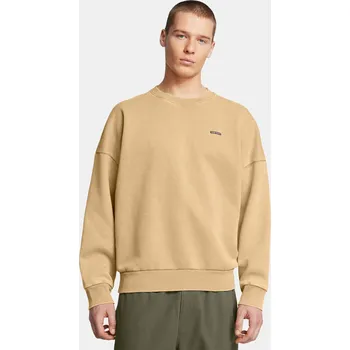 Pánská mikina Pánská mikina Under Armour UA Icon HWT Flc Wash OS C 1386553-263 Hnědá XL