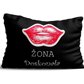 Povlak na polštářek Dekorační povlak na polštář Żona 40x60 cm černý