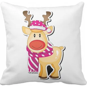 Povlak na polštářek Povlak na polštář Mikuláš + jméno, Vánoce 55x55 cm