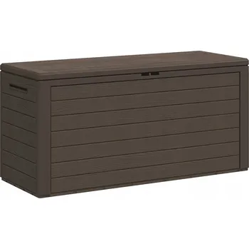 Úložný box VIDAXL ZAHRADNÍ ÚLOŽNÝ BOX, HNĚDÝ, 116 x 44 x 55 CM