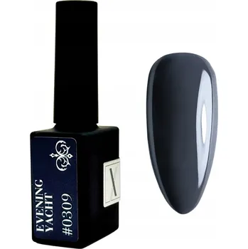 Lak na nehty Hybridní lak 10 ml Evening Yacht #0309 - tmavě modrá krycí barva