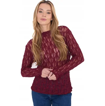 Dámská halenka Italy Moda halenka dlouhý rukáv střih přiléhavý univerzální velikost