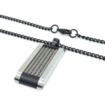 Náhrdelník Šperky Jan Kos Jan Kos jewellery Řetízek s přívěskem z oceli 12102181