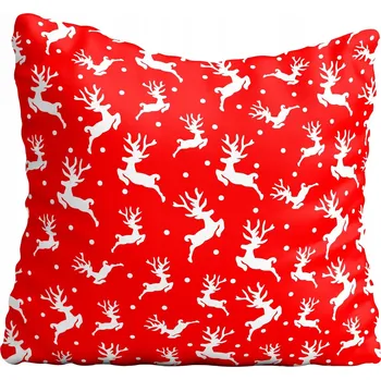 Polštář Povlak na polštářek s vánočním motivem, hvězda, 30x30 cm