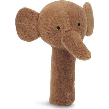 Jollein - Měkká chrastítka Slon CARAMEL