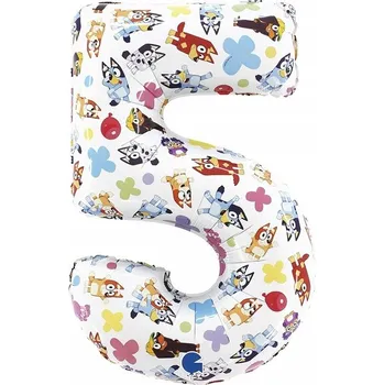 Balónek Bluey 5 - 26"/66 cm - až o 55 % méně helia! - BALENÍ