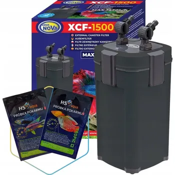 Akvarijní filtr Aqua Nova XCF-1500 Vnější akvarijní filtr, kanystrový, pro akvárium 300l