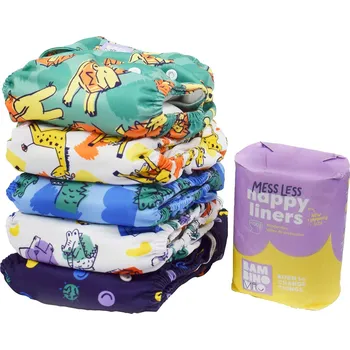 Dětské zboží Bambino Mio Set 5-ti revolučních plenek-BOLT