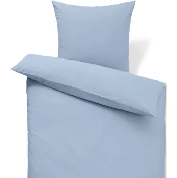 Povlečení 725929 - Tchibo - Perkálové povlečení, světle modrá, standardní velikost