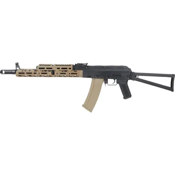 Airsoftová zbraň Airsoftová zbraň AK-74S SA-PJ12 PRIME™ Aster ETU BLDC™ - Half-Tan, Specna Arms x KPYK