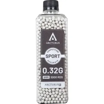 Airsoftová kulička Airsoftové kuličky Arcturus RS® SPORT 0,32g, 3000bb, láhev