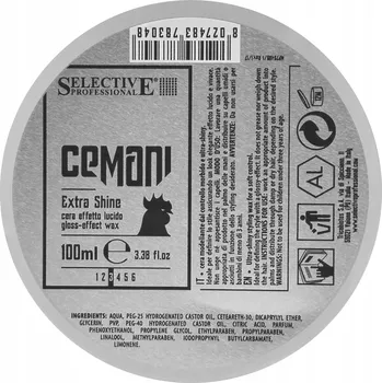 Stylingový přípravek Selective Professional Cemani Vosk na vlasy pro lesk 100 ml