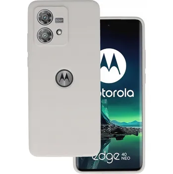Pouzdro na mobilní telefon Zadní Kryt Toptel pro Motorola Edge 40 Neo béžový