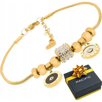 Náramek Dámský náramek PACIFIC MORENA zlatý Zirkony - ELEGANTNÍ JAKO DÁREK