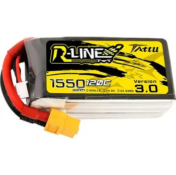 RC náhradní díl Baterie Tattu R-Line verze 3.0 1550 mAh 14,8 V 120C 4S1P XT60