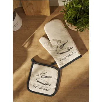 Chňapka Sinsay - Kuchyňská rukavice a chňapka - krémová - 948HO-01X - 948HO-01X-ONE