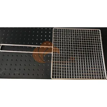 Sada nádobí NF hliníková síť na grilování * vi nuong thit * Inox velký 32x32cm