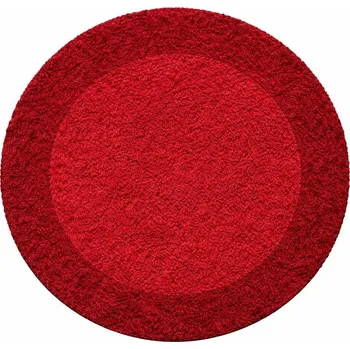 Koberec Ayyildiz Kusový koberec Life Shaggy 1503 red kruh Rozměry koberců: 160x160 (průměr) kruh
