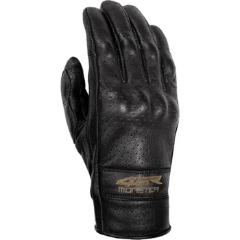 Moto rukavice Rukavice 4SR MONSTER EVO pánské kožené černé XL