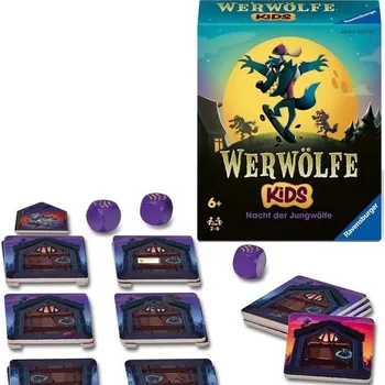 Ravensburger 22692 Night of the Young Wolves, první vlkodlaci děti od 6 let pro 2 až 6 hráčů