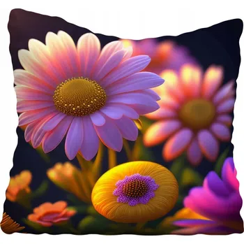 Povlak na polštářek Povlak na polštář s květinami 45x45 cm